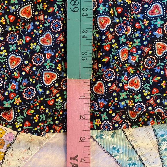 🎈SOLD❤️‍🩹Vintage Dress Maggi Stover 1950's Cute Vintage Dress Folk Art Pattern - Picture 14 of 16